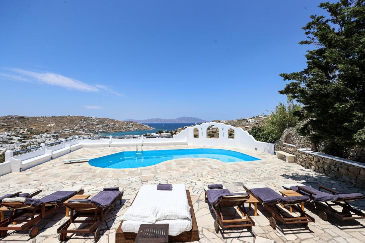 Mykonos In White Villa Mykonos Town Exteriör bild